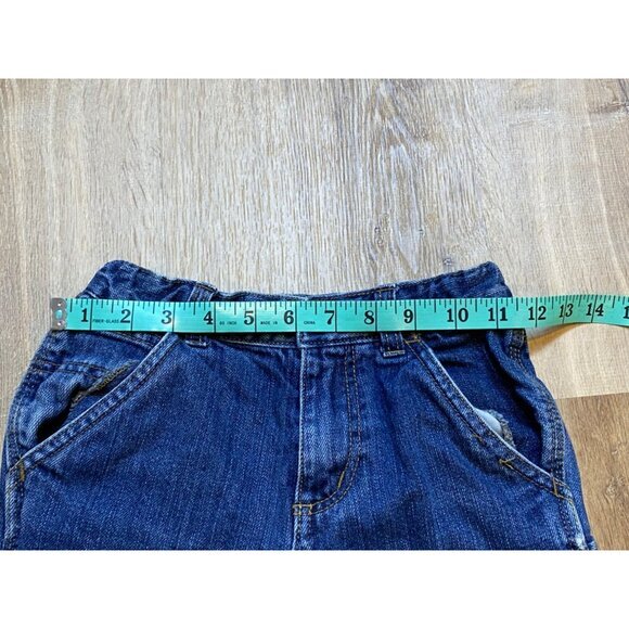 Carhartt Kids Denim Adjustable Waist Jeans Size 7‎ Relaxed Fit Blue - Picture 5 of 7